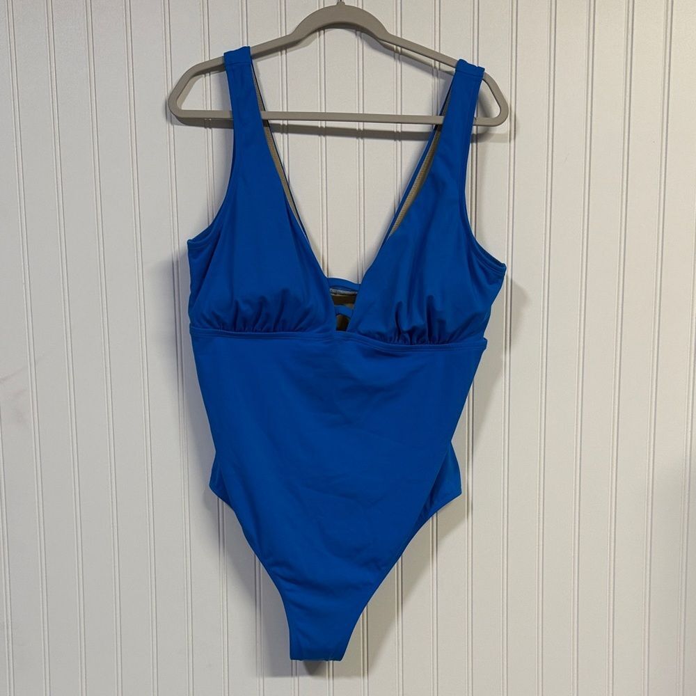 Swimsuits for All One Piece Royal Blue Swimsuit Womens size 20